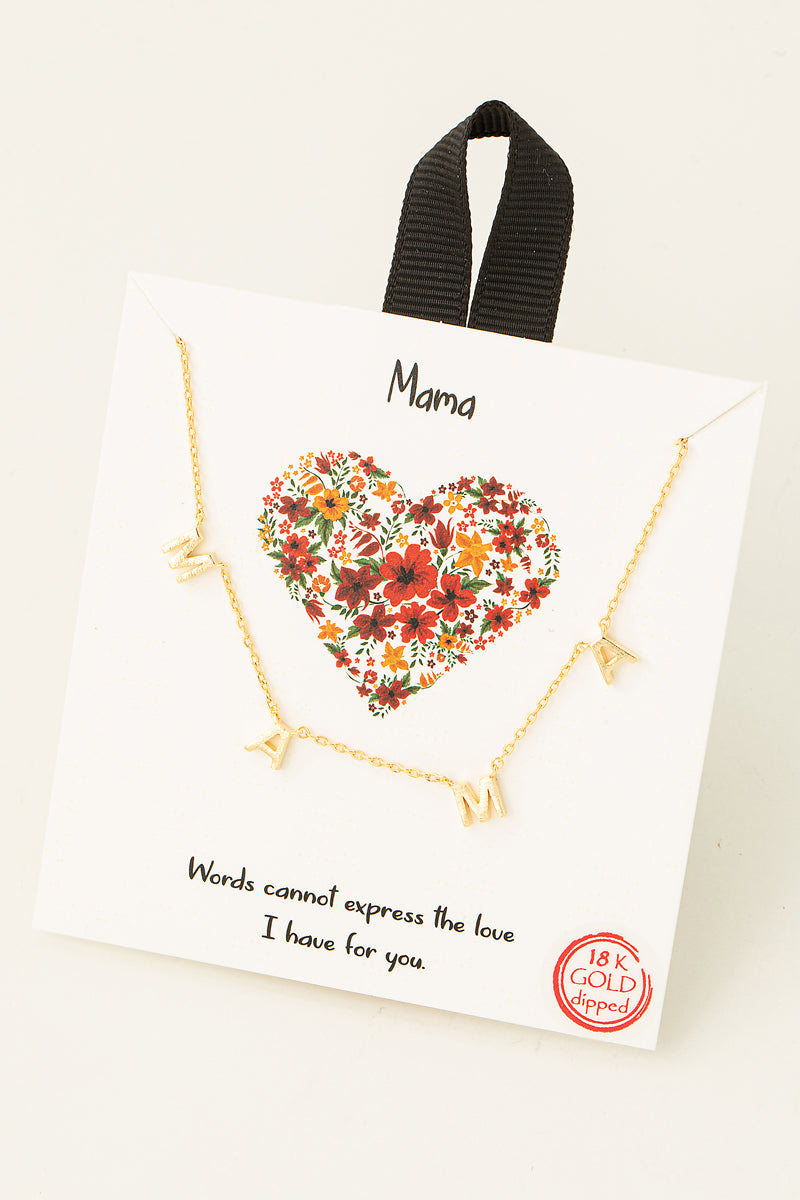 MAMA CHARM NECKLACE
