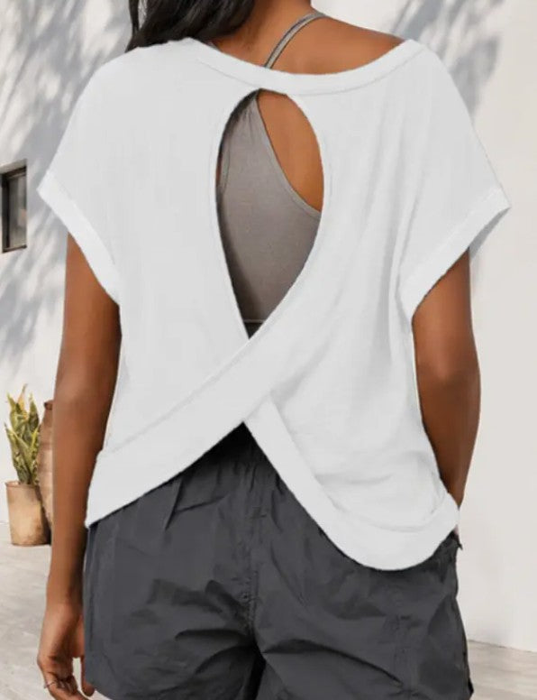 OPEN BACK SHIRT