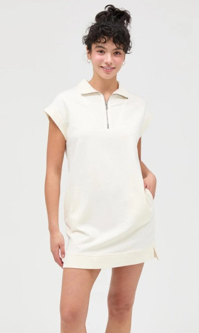half zip mini dress HALF ZIP MINI DRESS – 3 Daughters Boutique