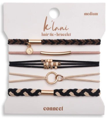 HAIR TIE & BRACELET STACK