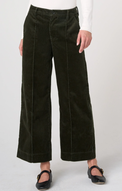 CROP WIDE LEG W/PINTUCKS LM7B67