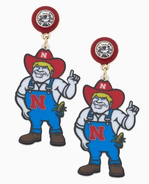 NE HERBIE HUSKER EARRINGS