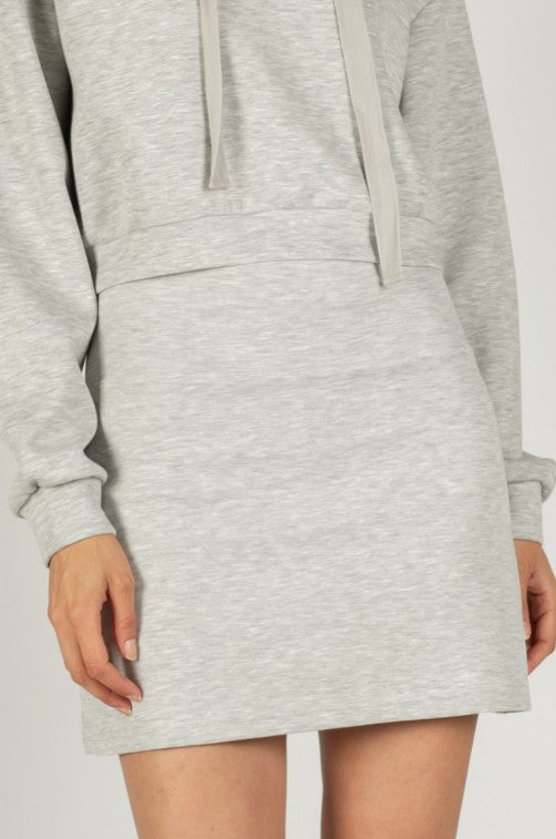 P. CILL SKORT HEATHER GREY