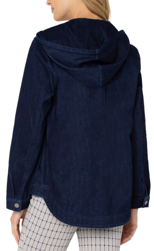 SHIRT JACKET W/ HOOD