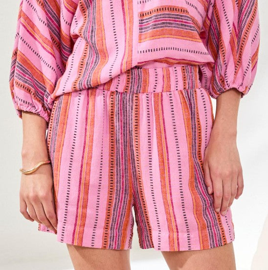 ROSESILK LINEN SHORTS
