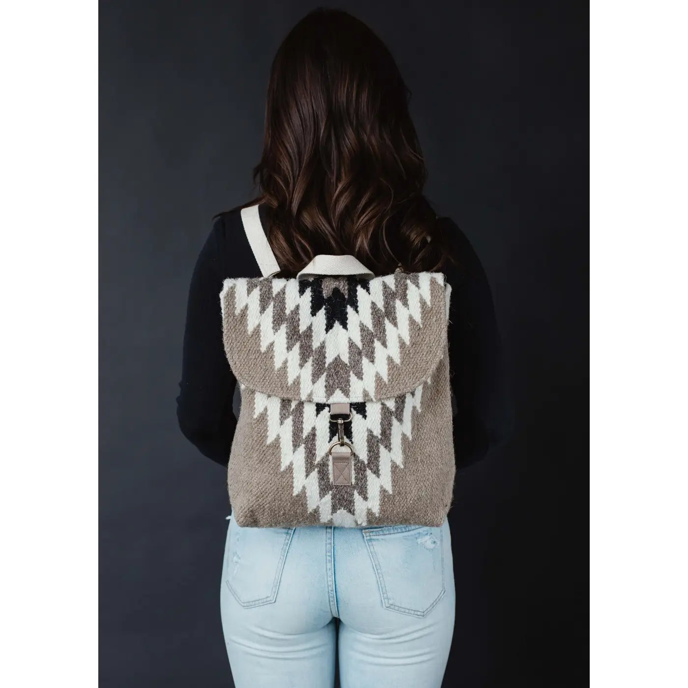 AZTEC WOVEN BACKPACK