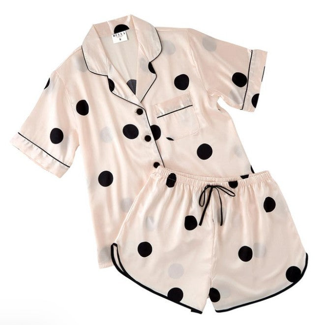SATIN SHORT PJ SET