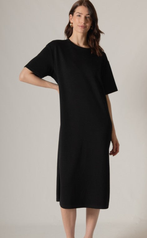 SCUBA MODAL MIDI T-SHIRT DRESS