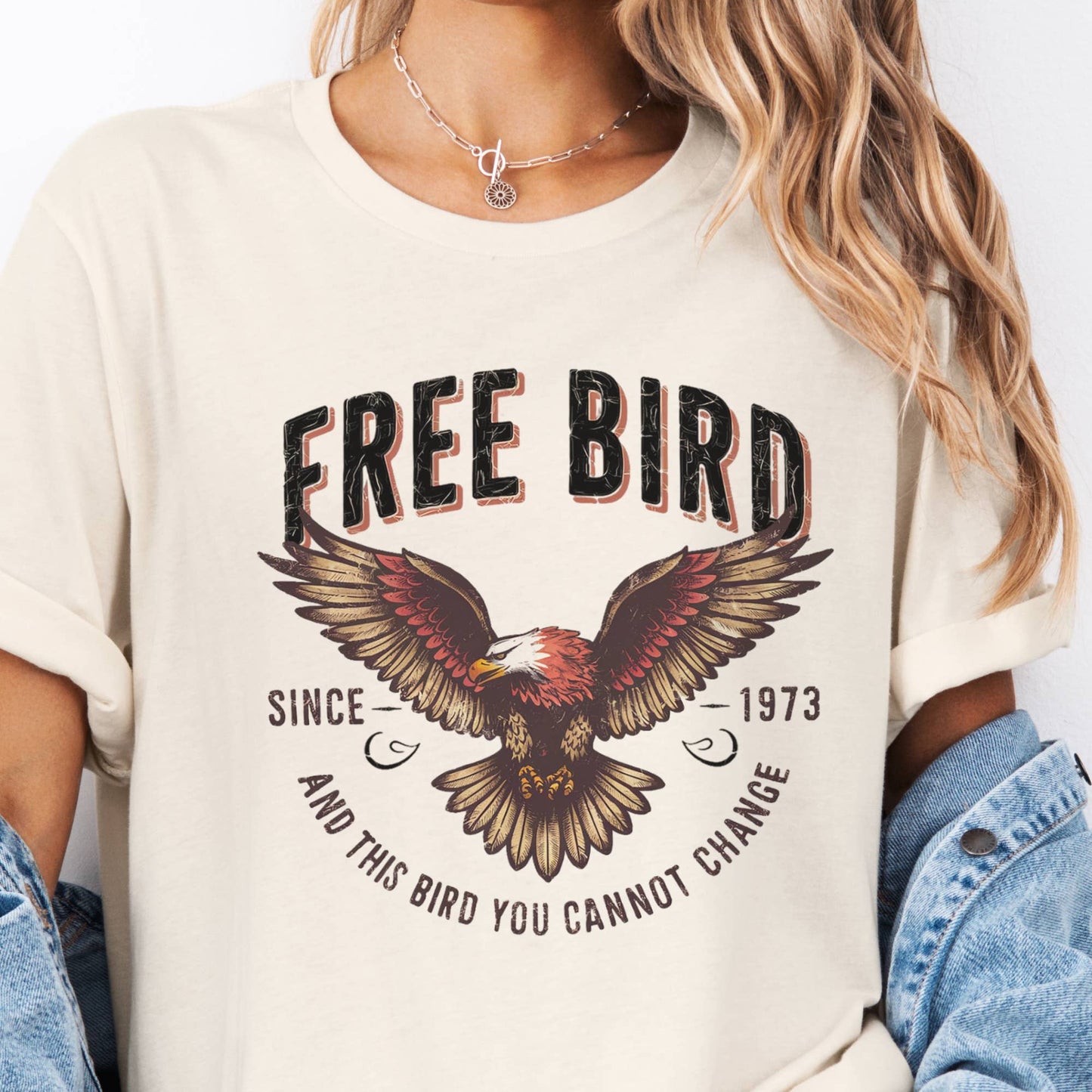 FREE BIRD BOHO GRAPHIC TEE