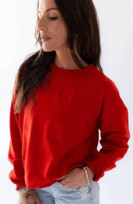 NE RITTER REPEAT LOGO SWEATSHIRT