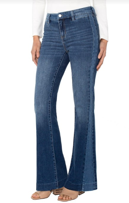 HANNAH FLARE W/BLOCKING DETAIL