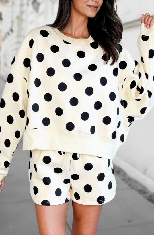 POLKA DOT SHORT SET