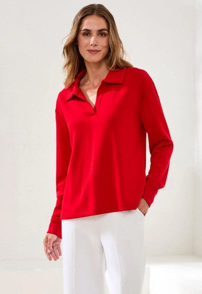 TECHNO LUX JOHNNY COLLAR TOP