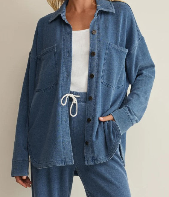 Z SUPPLY KNIT DENIM JACKET