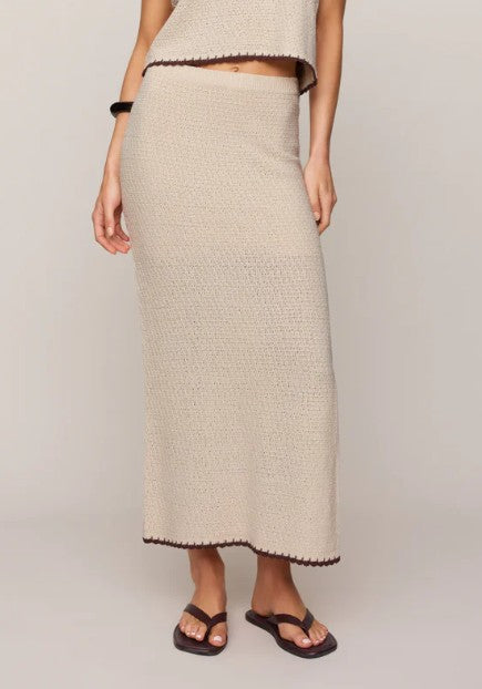 YESSENIA WHIPSTITCH SKIRT
