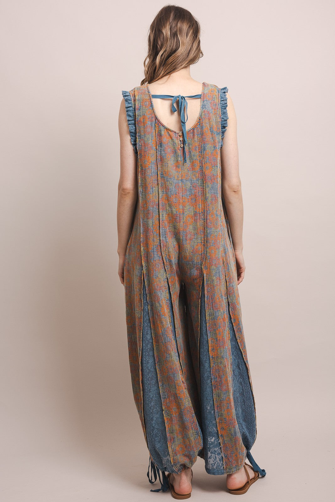 REVERSABLE WIDE LEG JUMPSUIT