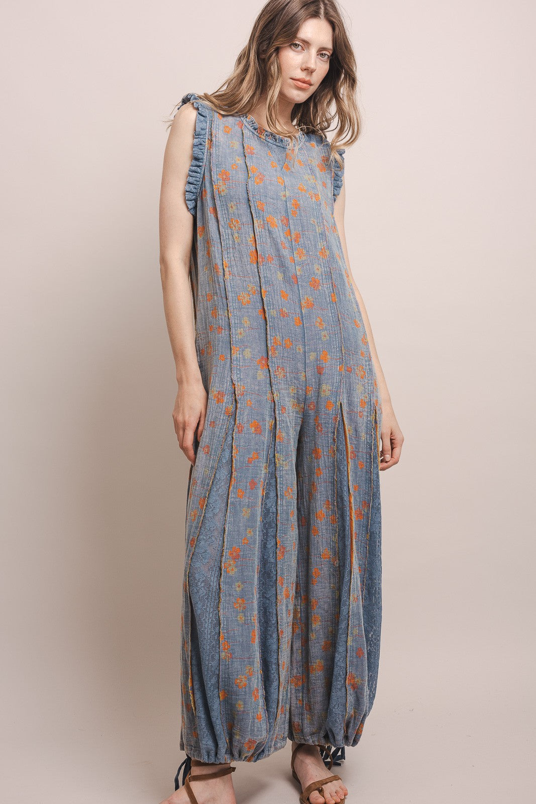 REVERSABLE WIDE LEG JUMPSUIT