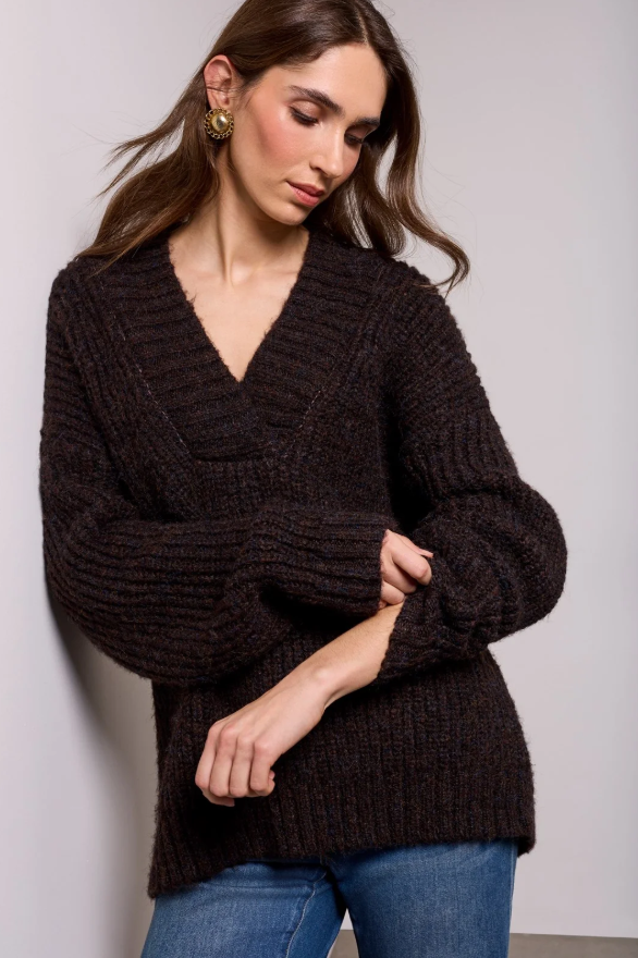 BLUE THREAD OVERSIZE SWEATER 6262O