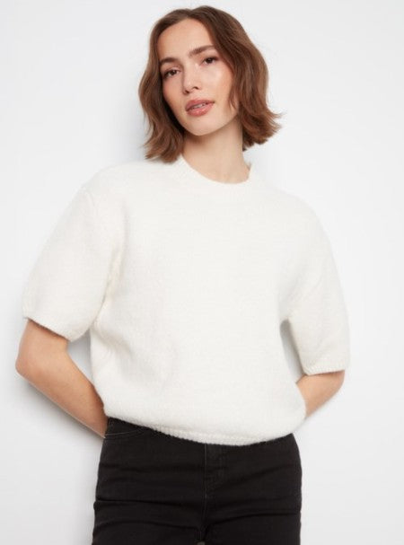 ELBOW SLEEVE BALLOON SWEATER