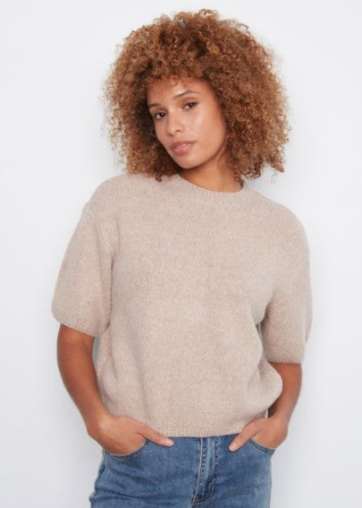 ELBOW SLEEVE BALLOON SWEATER