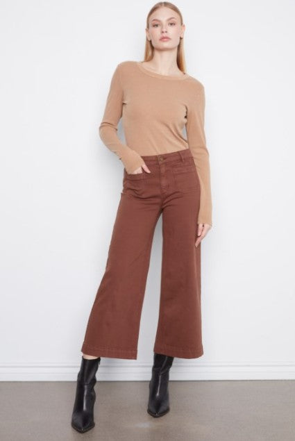 COLORED TWILL CROPS C5538