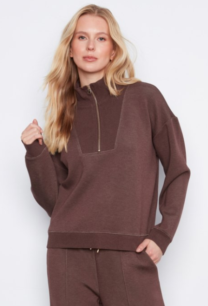 HALF ZIP SWEATSHIRT C1454