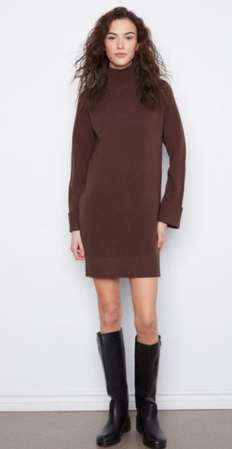 LONG SLEEVE SWEATER DRESS C3263