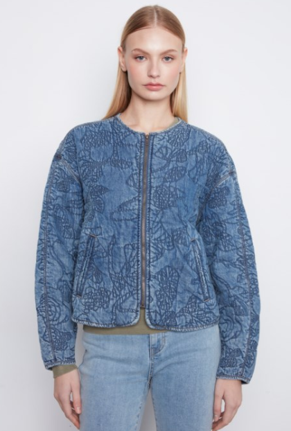 QUILTED DENIM JACKET C6409
