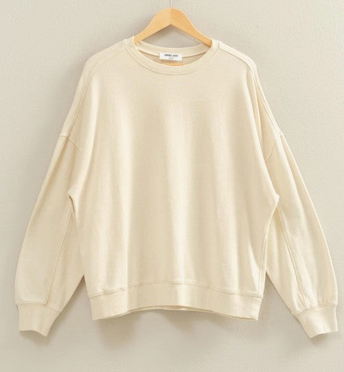 ACID WASH OVERSIZED SWEATSHIRT