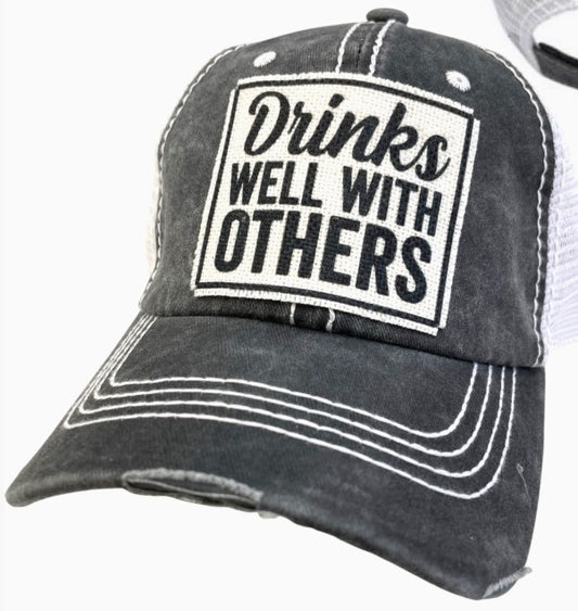 DRINKS WELL WITH OTHERS HAT