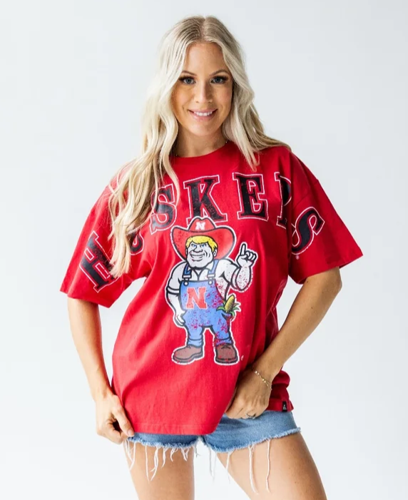 NE SOUTH SPLIT OVER SIZE TEE