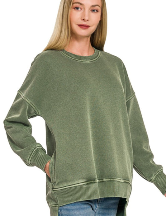HI LOW HEM PULLOVER