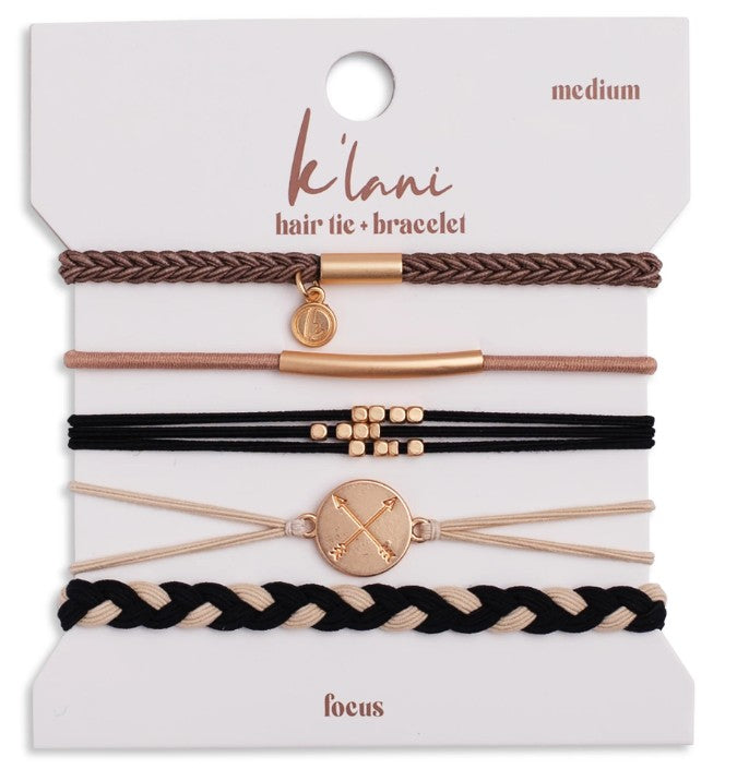 HAIR TIE & BRACELET STACK