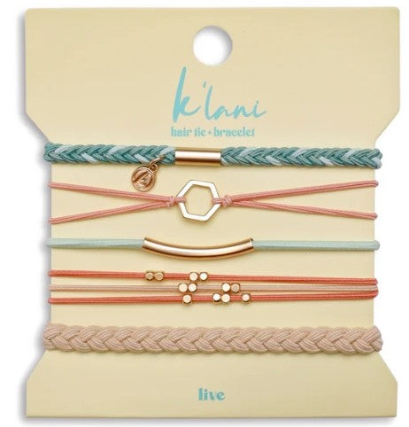 HAIR TIE & BRACELET STACK