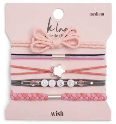 HAIR TIE & BRACELET STACK