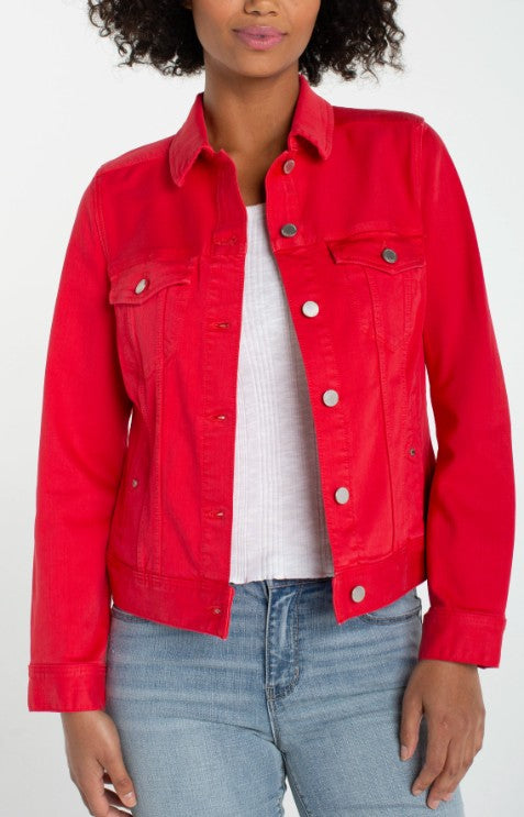 CHERRY ROSE CLASSIC JEAN JACKET