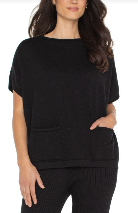 1/2 SLEEVE DOLMAN SWEATER