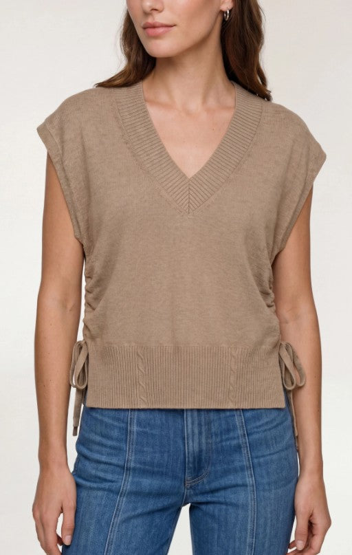SIDE TIE SWEATER LM8L85SR38