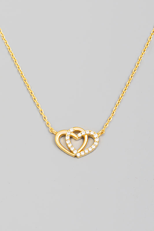 INTERTWINED HEART NECKLACE