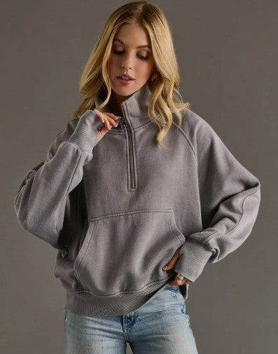 PANACHE QUARTER ZIP SWEATSHIRT