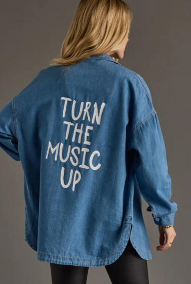 TURN UP THE MUSIC BUTTON UP