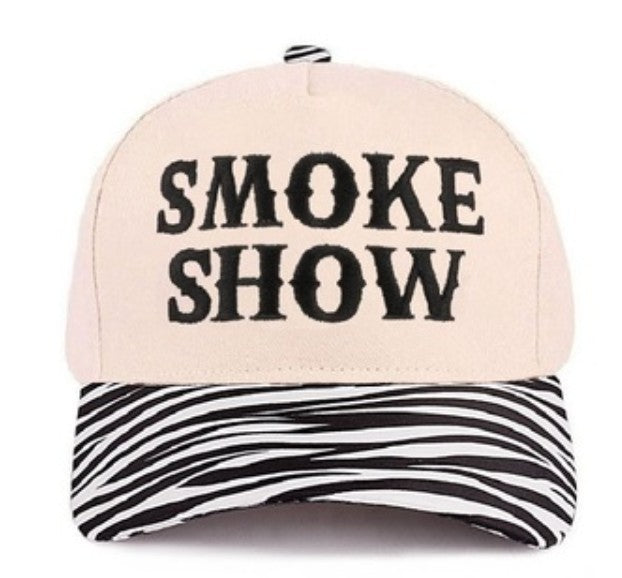 SMOKE SHOW LEOPARD HAT