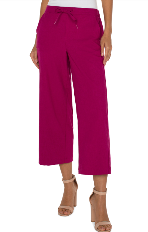 WIDE LEG CROP TROUSER