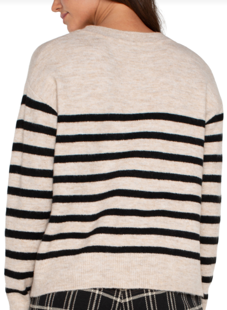 L/S STRIPED SWEATER