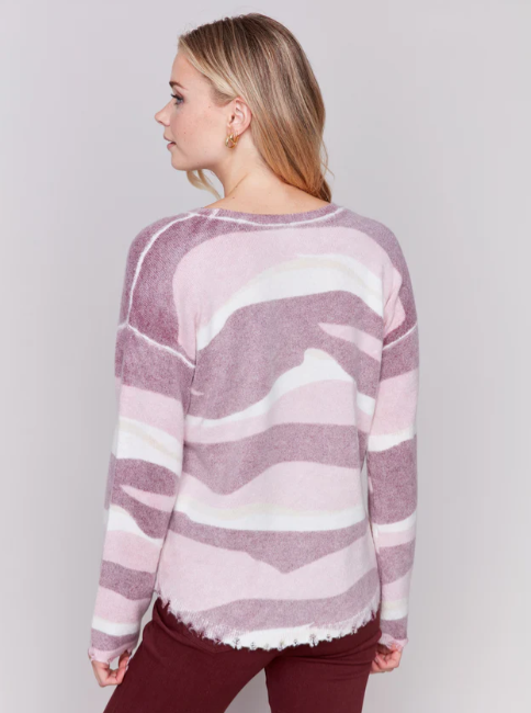 REVERSABLE CREW NECK SWEATER