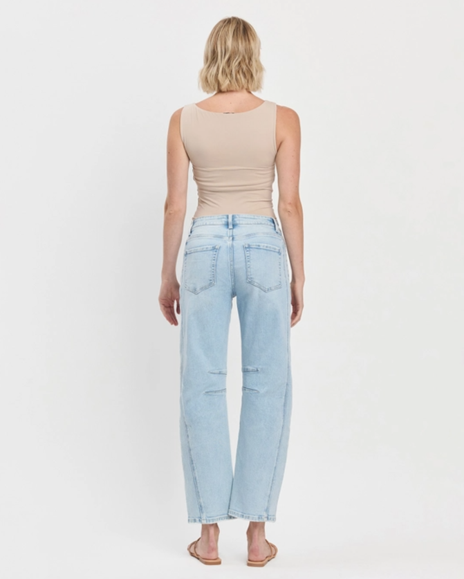 HIGH RISE BARREL JEAN