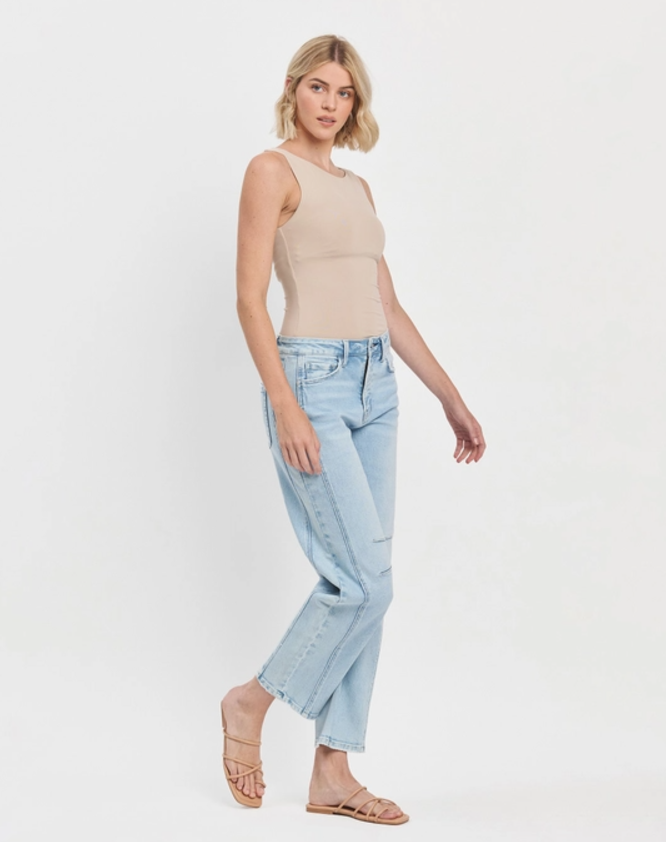 HIGH RISE BARREL JEAN