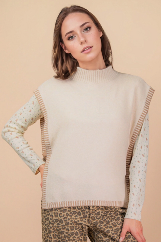 SIDE TIE SWEATER VEST