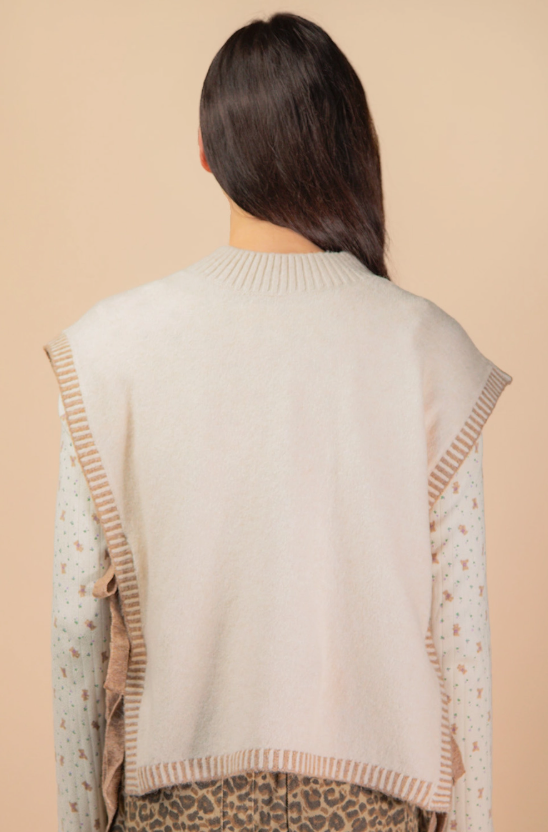 SIDE TIE SWEATER VEST