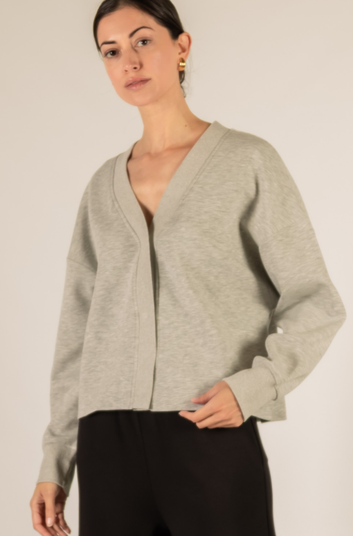 MODAL RIB OVERSIZED CARDIGAN